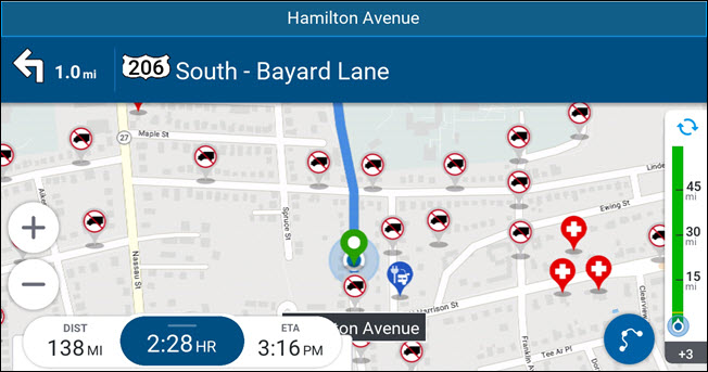 Navigation banner example screenshot
