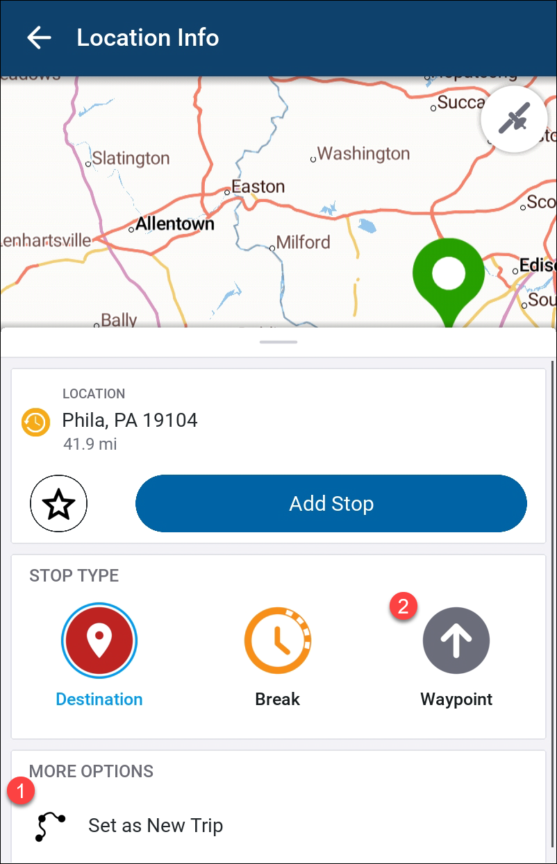 location info