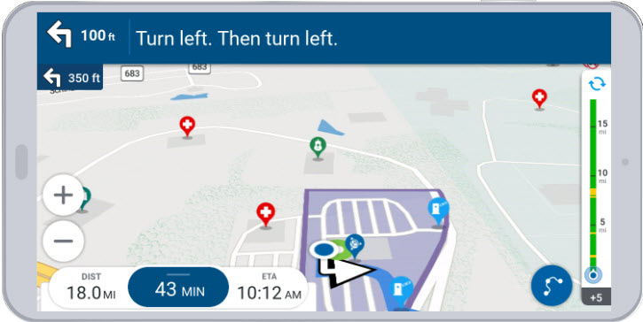 CoPilot 11 navigation