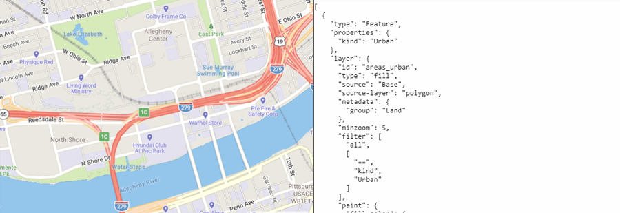 Features Under Mouse Pointer