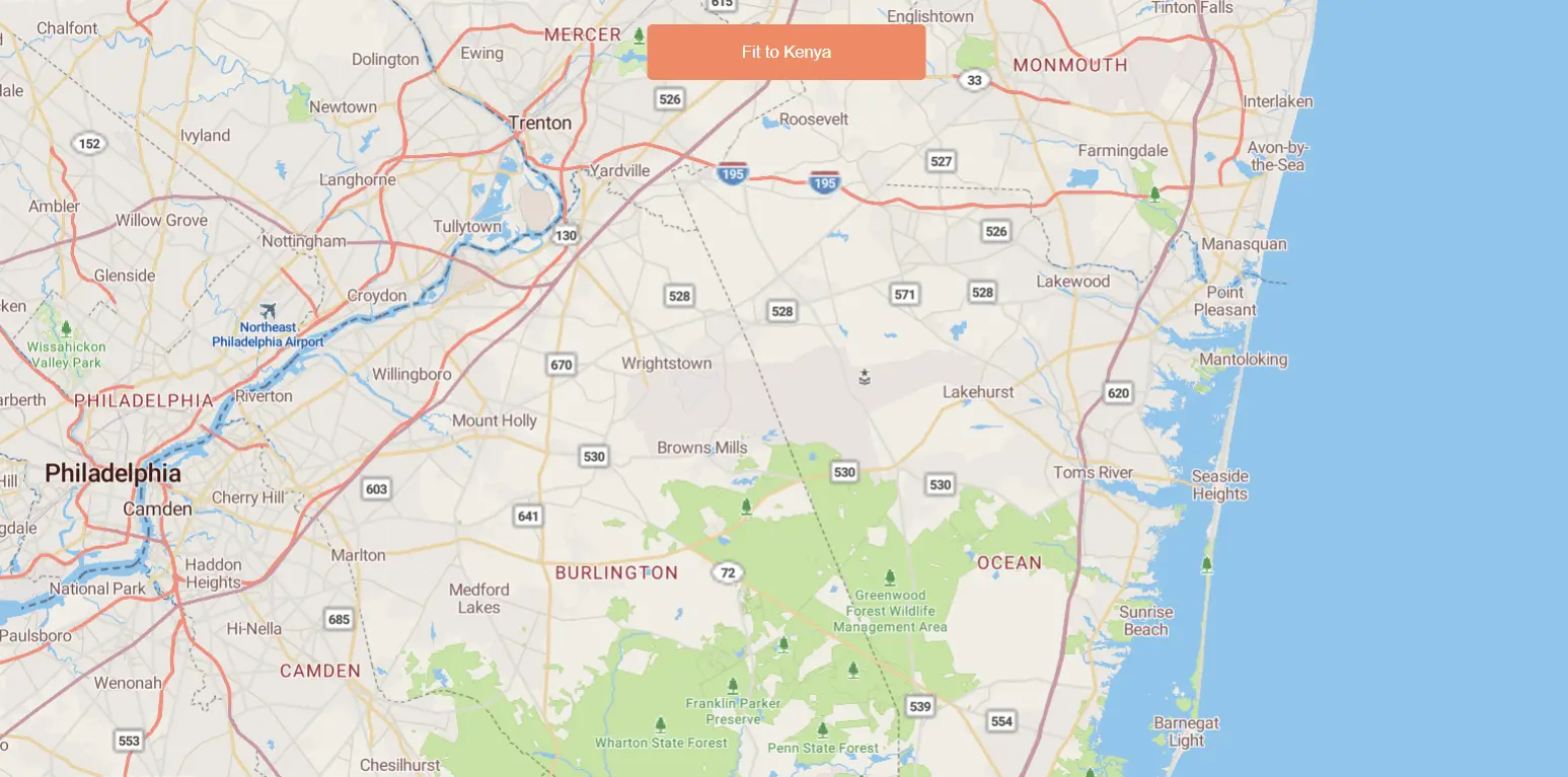 Fit a map to a bounding box