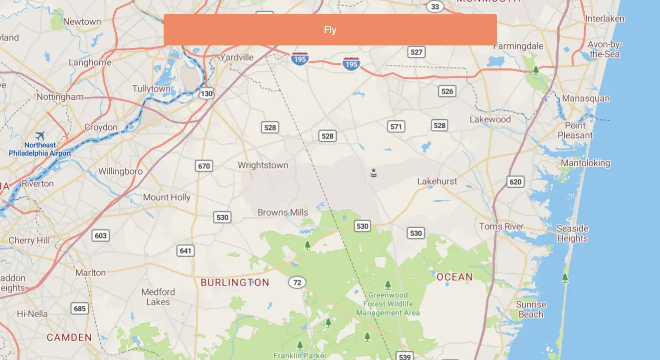 Slowly fly to a location